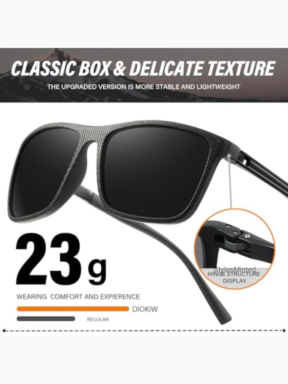 Men's Polarized Sunglasses UV Protection Driving Fishing Golf Lightweight